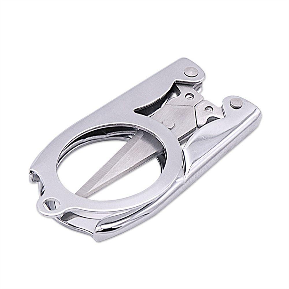 Pocket Stainless Steel Student Mini Small Scissors Folding Scissors Embroidery Fishing Scissors