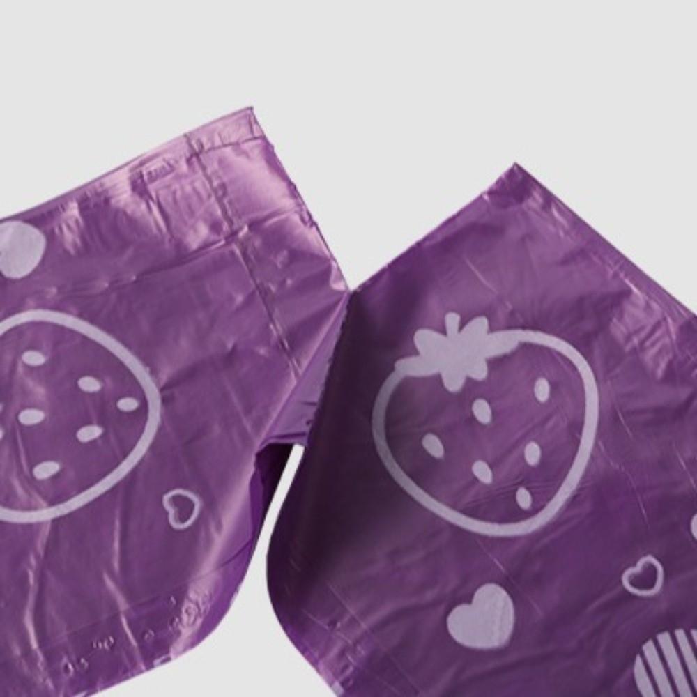 12 Rolls Disposable Degradable Dog Poop Bags Eco-Friendly Put Pet Feces Pet Garbage Bag Leak Proof Portable Pet Pooper Bags