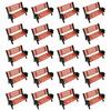 HAMILO Park Bench Diorama Amusement Park Theme Park Mini Bench Diorama Bench 1/150 (Set of 20)