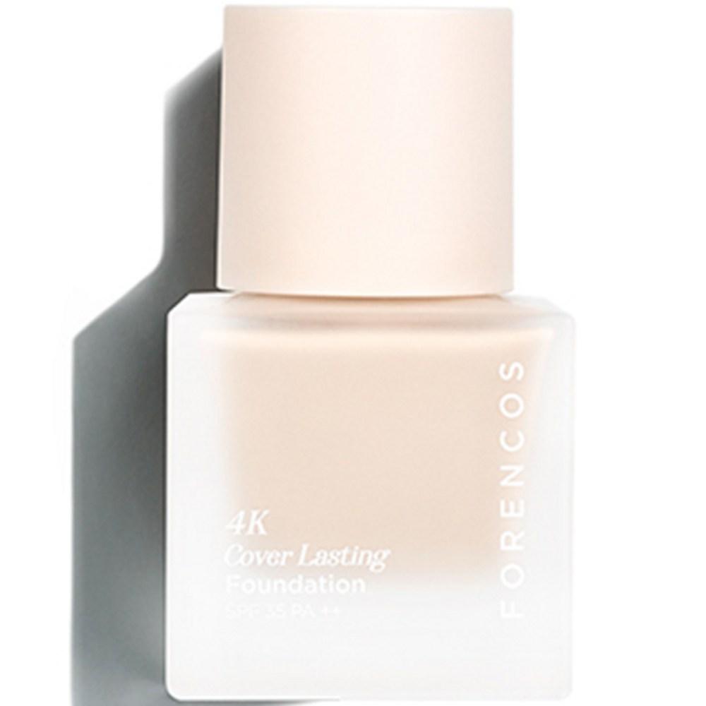 Forencoz 4K Cover Lasting Foundation 30ml, 01 Porcelain, 1 Pc.