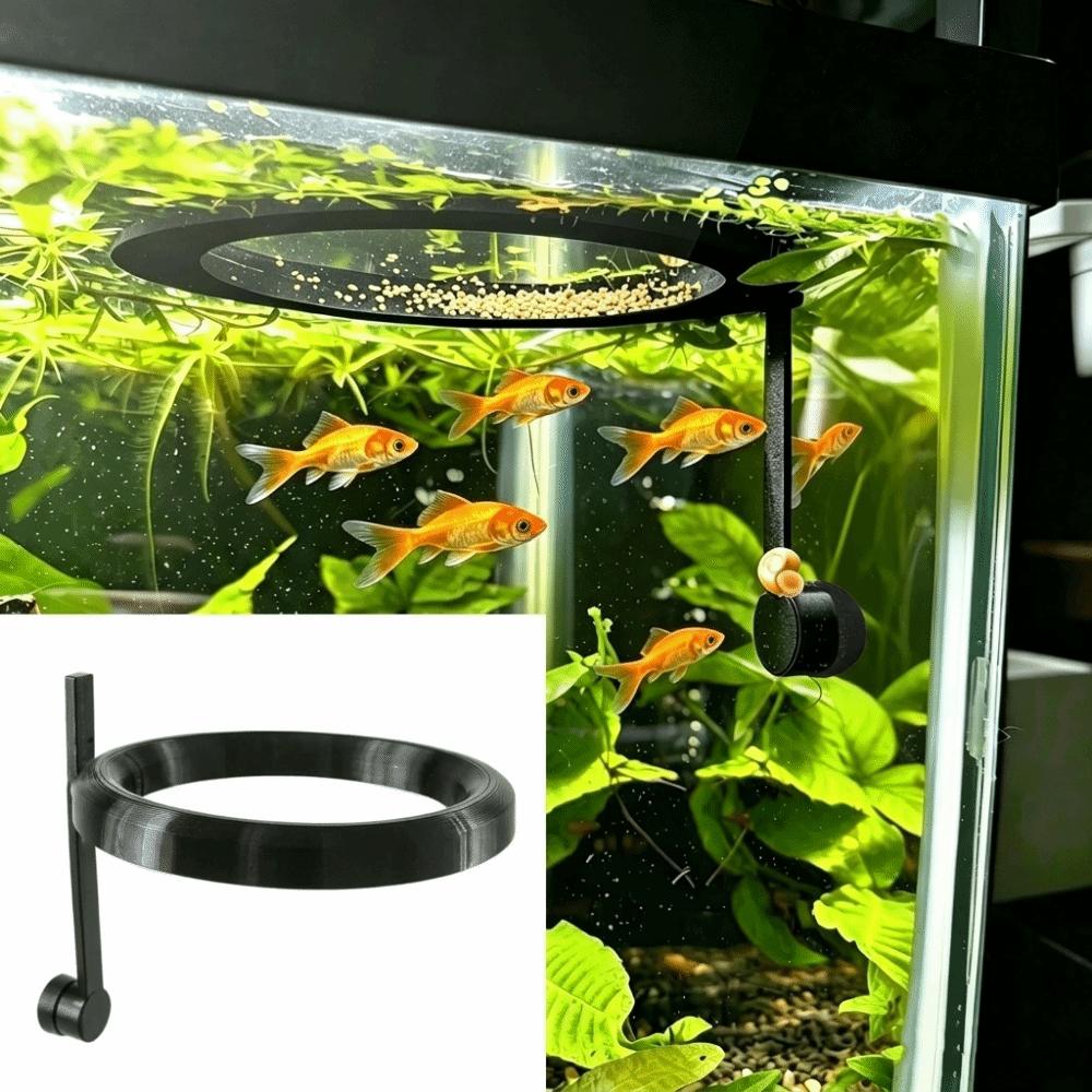Magnetic Mounting Aquarium Feeding Ring Adjustable Fish Food Hoop New Fish Feeding Ring Aquarium