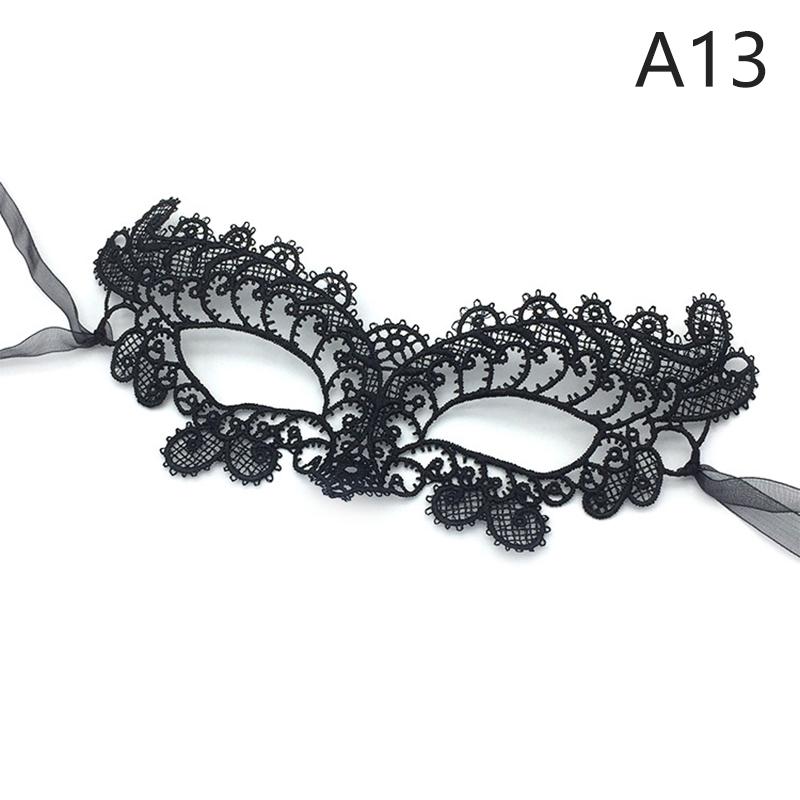 Women Hollow Lace Masquerade Face Mask Sexy Cosplay Prom Party Props Eye Mask