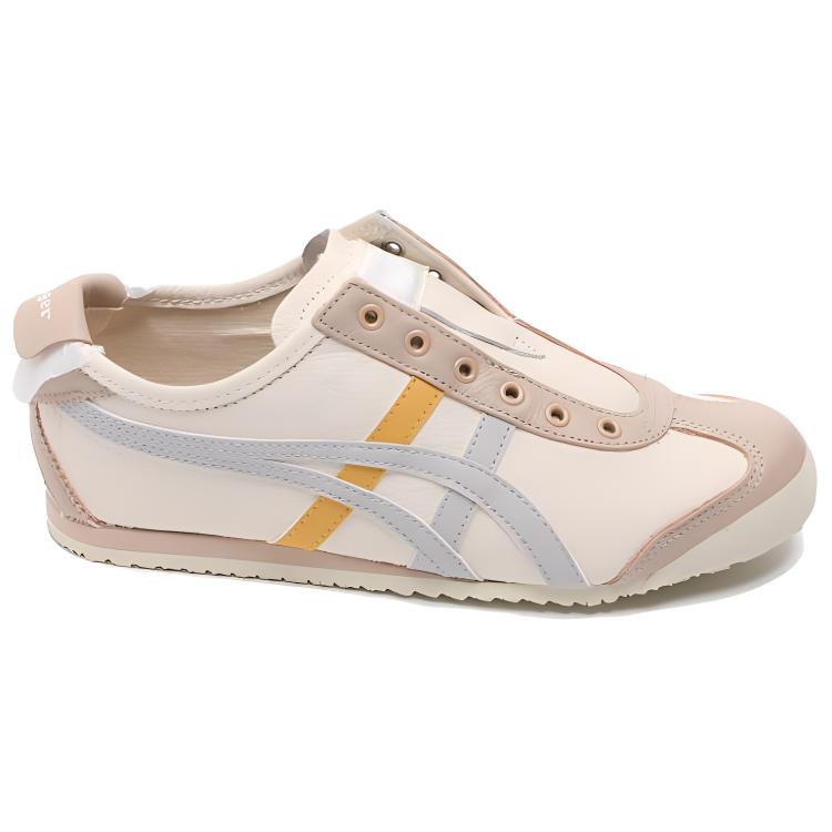 ONITSUKA TIGER Кеды слипоны Mexico 66 'Бежево-серые с желтым' Кроссовки 1183B815-201