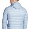 Emporio Armani EA7 Повседневная однотонная мужская длинная пуховая куртка с капюшоном на молнии куртки Синий 8NPB02-PN29Z-1506