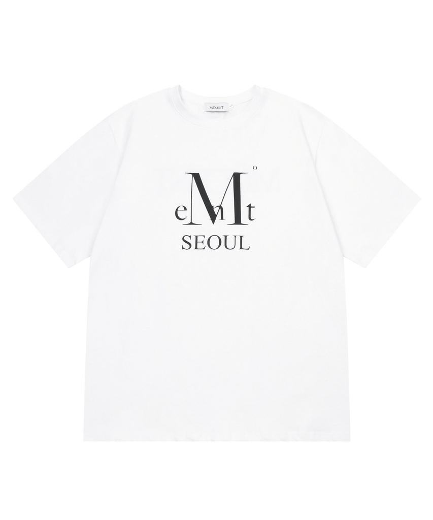 MUCENT Seoul Signature Logo Short Sleeve T-Shirt Unisex (2 Colors)