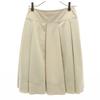 FOXEY NEW YORK Made In Japan Mimole Length Flare Skirt Beige Women Used