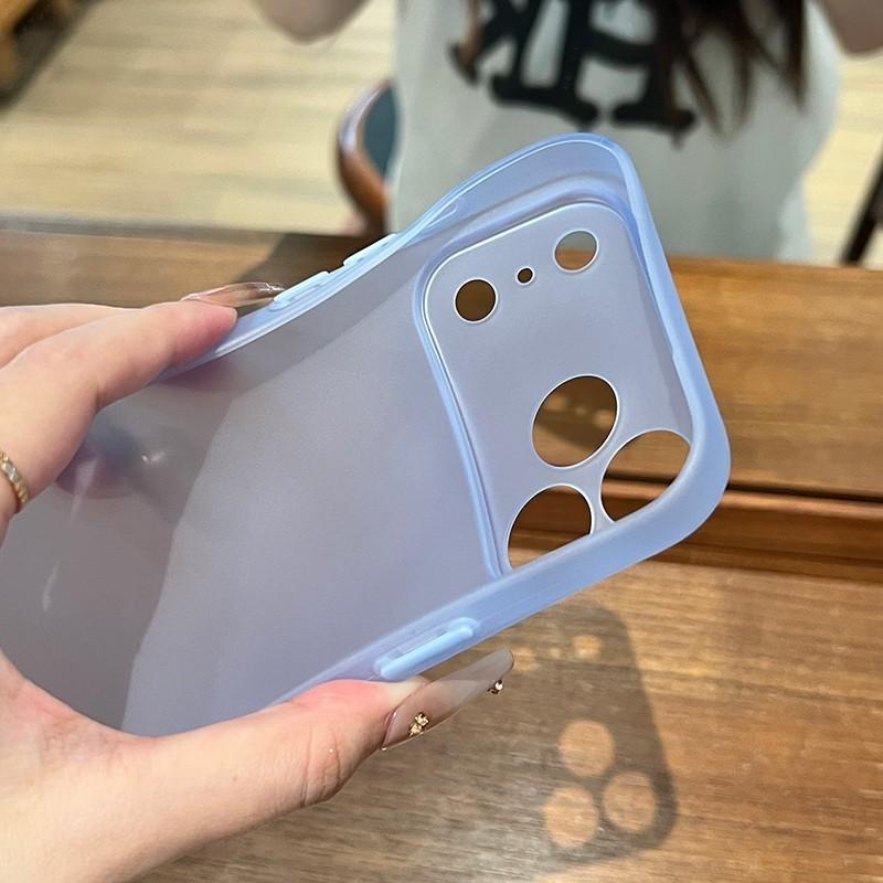 Ультратонкий Матовый Мягкий ТПУ Чехол с Защитой Кнопок AI для iPhone Air 17 16 15 14 Plus 11 Pro Max Тонкий Силиконовый Прозрачный Чехол