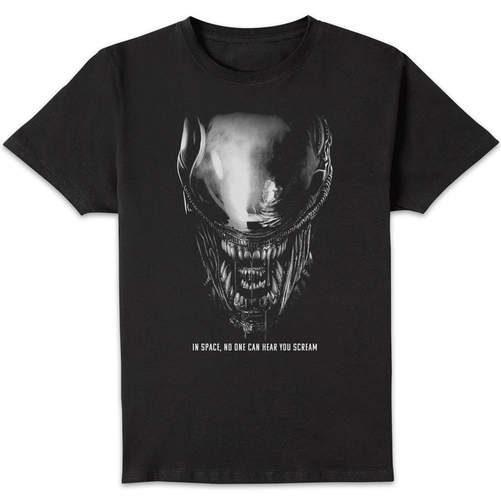 Alien T Shirt Unisex Unisex Xenomorph In Space No One Can Hear You Scream Horror Scifi Movie Print Short Sleeve Cotton Casual Tops