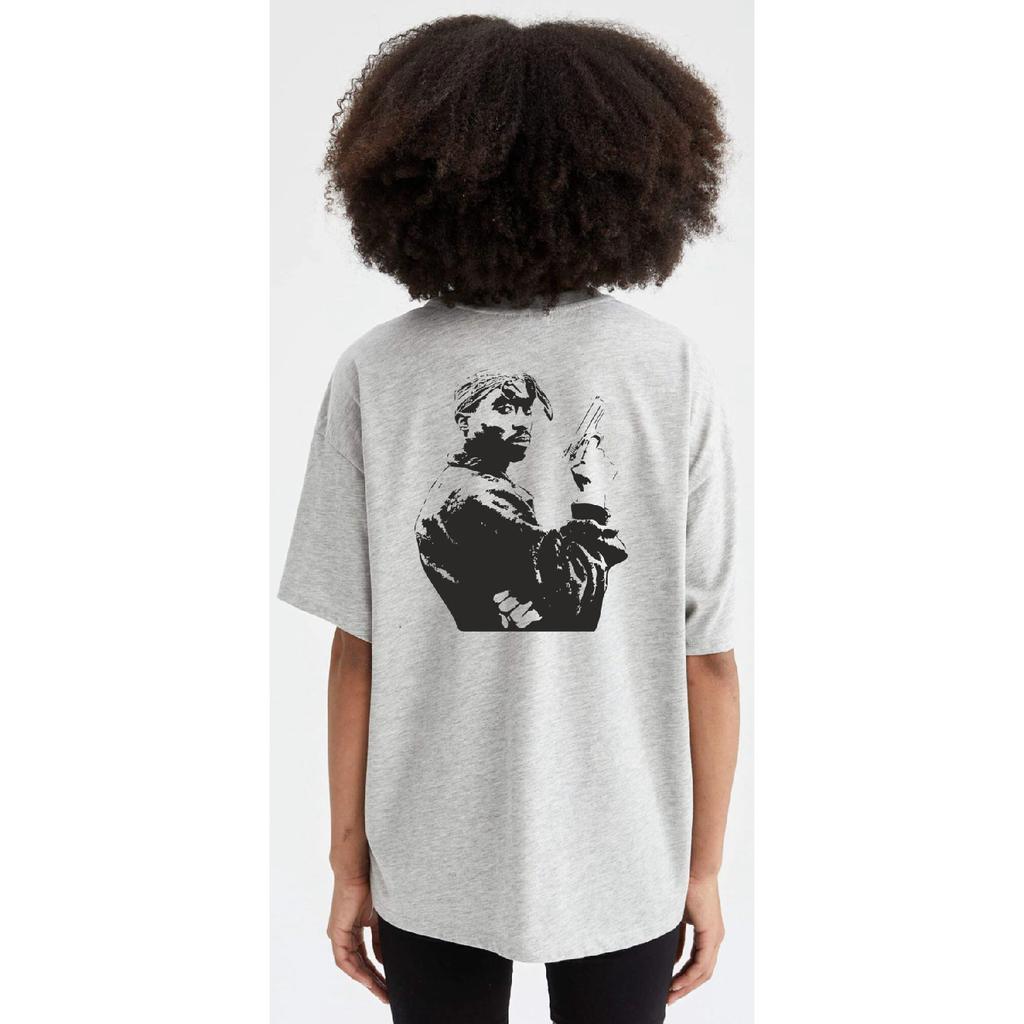 Unisex Oversize White Loose Cut Tshirt