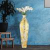 24 Inches Metal Flower Vase for Home Decor Office Living Room Corner Decoration