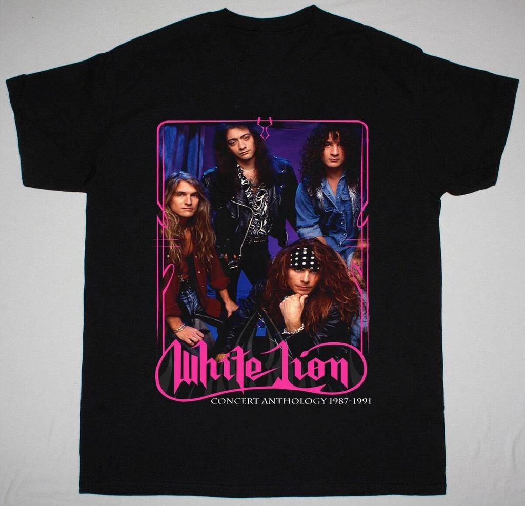 White Lion Shirt - White Lion Black All Size Shirt