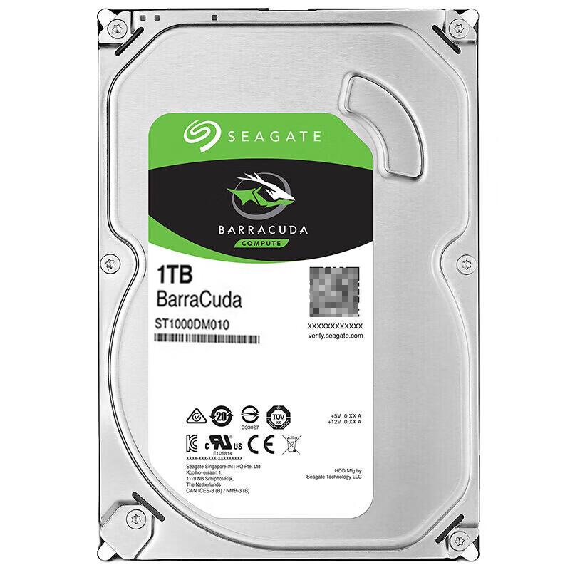 Seagate Barracuda 1TB Desktop & Surveillance HDD