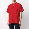 OFF WHITE Мужские футболки с круглым вырезом Умеренный прямой крой OMAA038S201850042088