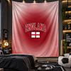 Wall Hanging Tapestry England Football Print Cloth for Living Room Bedroom Home Decor