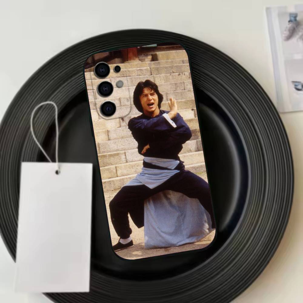 Kung Fu Star J-Jackie C-Chan Phone Case For Samsung S25,S24,S21,S22,S23,S30,Ultra,S20,Plus,Fe,Lite,Note,10,Black Cover
