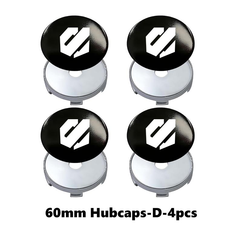 For Toyota 4pcs 56/60mm Car Wheel Center Cover Sticker Tire Hub Cap Badge Covers Alphard GR Gazoo Racing Camry Corolla RAV4 CWA1