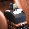 Large Capacity Car Armrest Storage Box Universal Water Cup Holder Car Tissue Box  Glasses