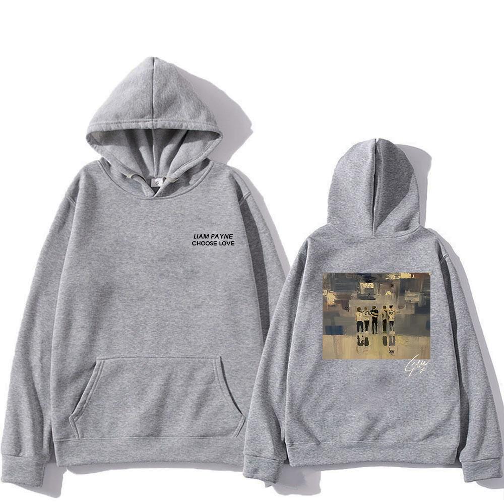 Лиам Пейн Выбери Любовь Худи Модные Мужские/женские Худи Харадзюку Эстетика Унисекс Зимний Флисовый Пуловер Толстовка Винтажный