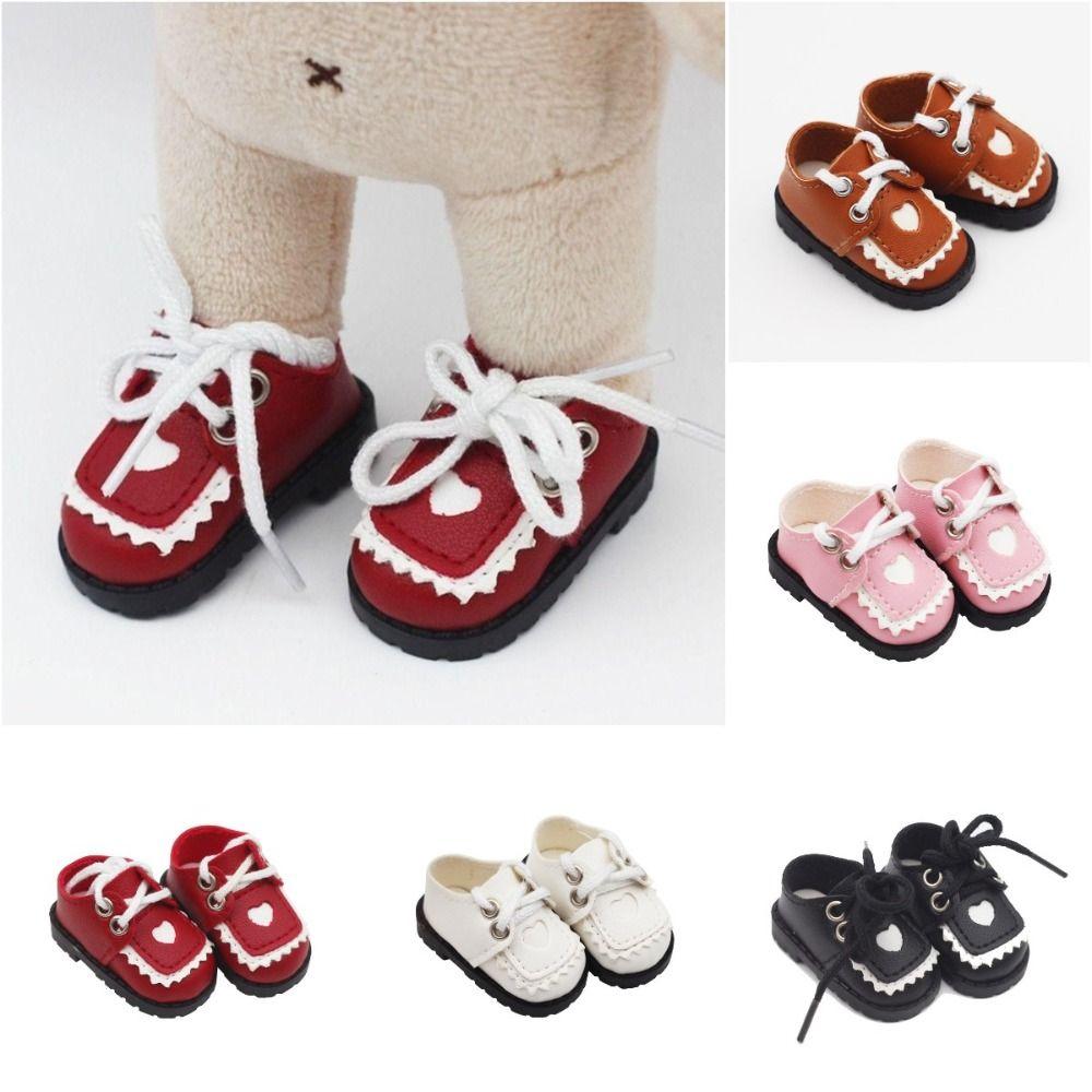 1 пара кукольной обуви из искусственной кожи 1/6 BJD, мини-кожаные туфли, обувь для кукол EXO из хлопка, 15 см, кукла из хлопка