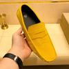 Maedef New  High Quality Suede Loafers Men Casual Anti-Slip Men Outdoor Flats Shoe Comfortable Fashion Breathable Mens Shoes