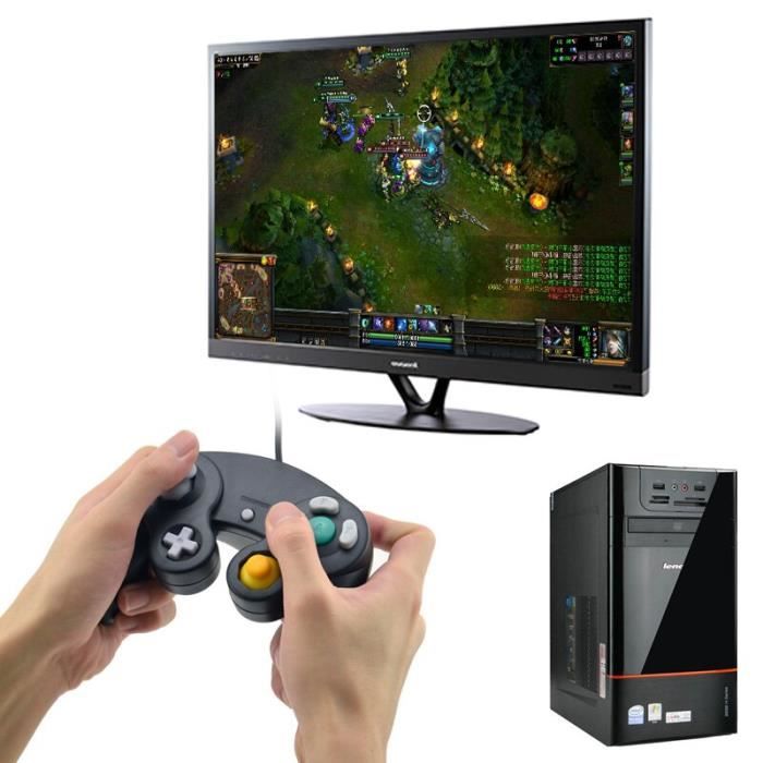 Для Gamecube PC Проводной USB-контроллер Геймпад Джойстик для консолей Nintendo для NGC GC для компьютерного геймпада - ПУРПУРНЫЙ Тип