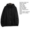 Men Hoodie Coat Solid Color Zipper Long Sleeves Cardigan Pockets Keep Warm Drawstring Hooded Plush Spring Coat Male Clothes