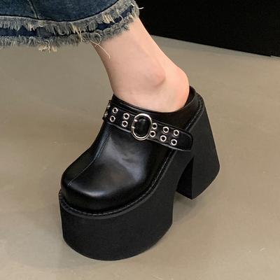 Мода Новый Стиль Мода Женские Тапочки для Женщин Большого Размера Носите Тапочки Размера 34-43 Лето 11см Толстая подошва Zapatos Mujer