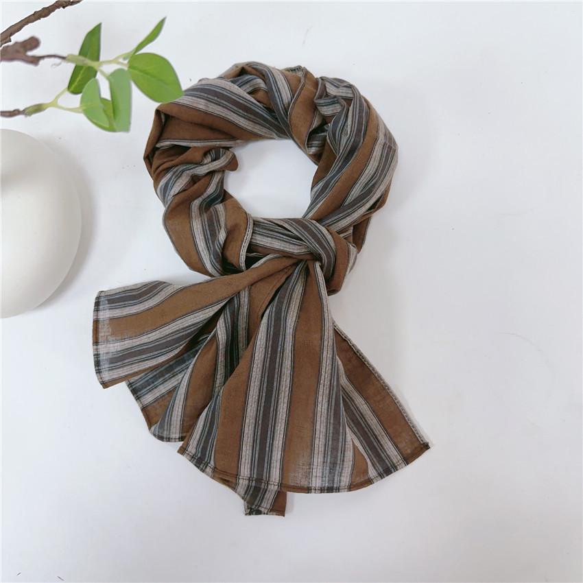 Клетчатый шарф из чистого хлопка, окрашенный в пряже, в более чем 20 цветах