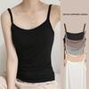 Spring & Summer Women's Slim Elastic Camisole Vest - Solid Simple Color