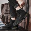 Boots for Men Lace Up Casual Trendy 2025 Man Shoes New Sale Offers High Quality Vintage Non Slip Retro Footwear Low Price Cheap