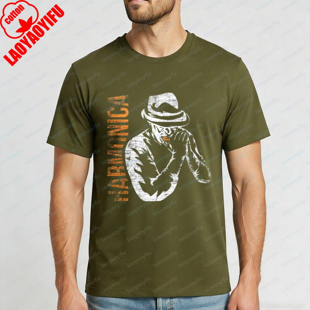 Man in Hat and Suit Graphic Printed Cotton TShirt Homme Summer Casual Wear Fashion Tops Cool Mens Graphic Tee Trend Camisetas
