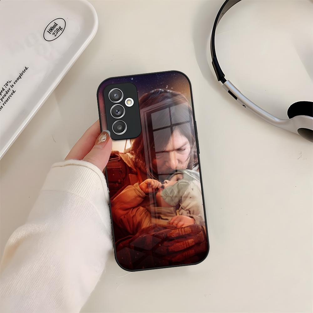 Игровой чехол Death Stranding 2 Стеклянный для Samsung S24 S26 S23 S20 S25 S21 S22 Ultra Fe Plus A05 A06 A16 A26 A36 A56 Coque