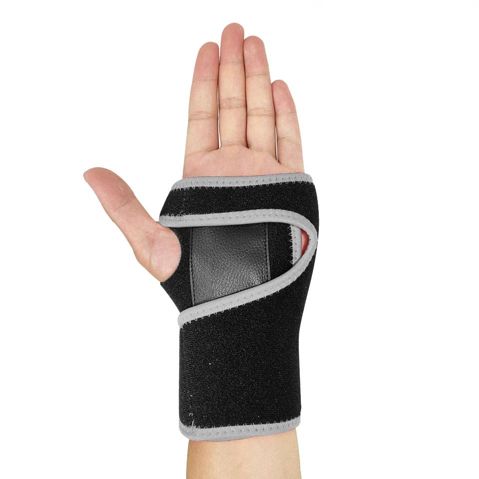 Спортивный стальной браслет для фитнеса, баскетбола, защита от растяжений, поддержка сухожилий ладони, ремешок для мыши, защита запястья от давления