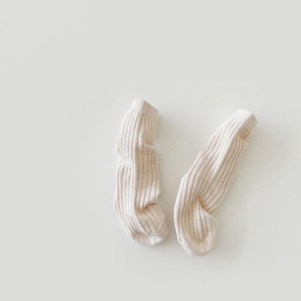 Детские школьные носки, модные однотонные полосатые носки до середины икры для маленьких мальчиков и девочек, ретро весенне-осенние хлопковые детские носки