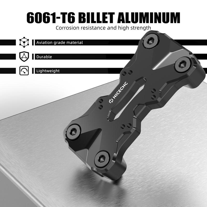For Yamaha Tenere 700 T700 XTZ700 2019-2024 Handlebar Top Clamp With AMPS Pattern T7 Rally Edition 2020-2024 World Raid 2022