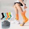 Мужские осенне-зимние спортивные носки с утолщенной подошвой для бега, баскетбола, бадминтона