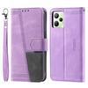 For Oppo/Realme All Series Oppo A7,Reno5,A94,C21Y,A52,A72,Narzo 50A...Hand Rope Style Splicing Design PU Leather Flip Stand Wallet Phone Case