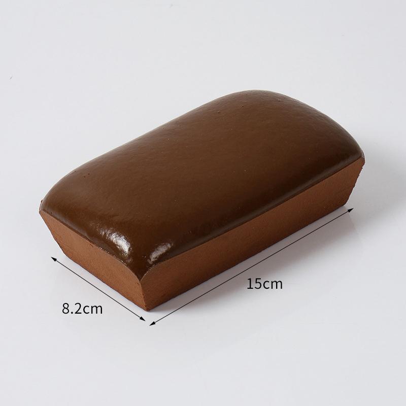 1Pc Cheese Bread Squishy Stress Toy Slow Rebound Squeeze Fidget Toy For Anxiety Adhd Relief Office Home Use