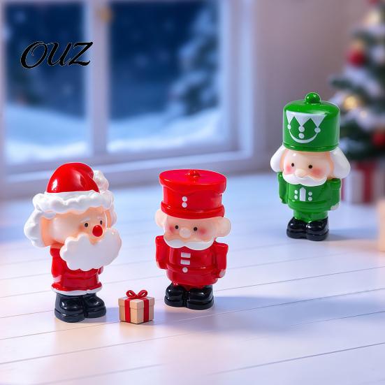 Creative Christmas Ornaments for Collections Mini Figurines, Small Dollhouse Decorations, Micro Landscape Accessories DIY Projects Ornaments, Holiday