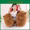 Stretchable Sugared Capybara Gourd Plush Toy Cute Fabric Doll Animal Birthday