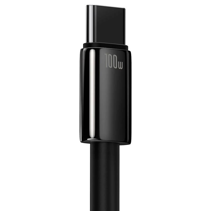 Kabel Usb Do Usb-C Baseus Tungsten Gold, 100W, 1M (Czarny)