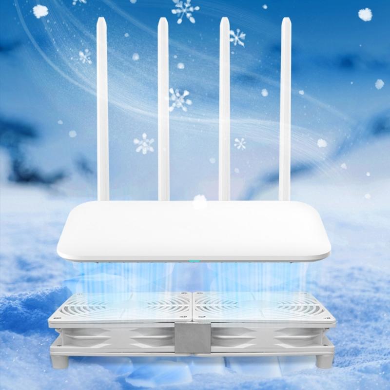 5 В USB Вентилятор для ПК Роутера Охлаждающий Вентилятор 1800 об/мин Скорость Портативный Охлаждающий Вентилятор Замена для Роутера Модема ТВ-приставки Электроники