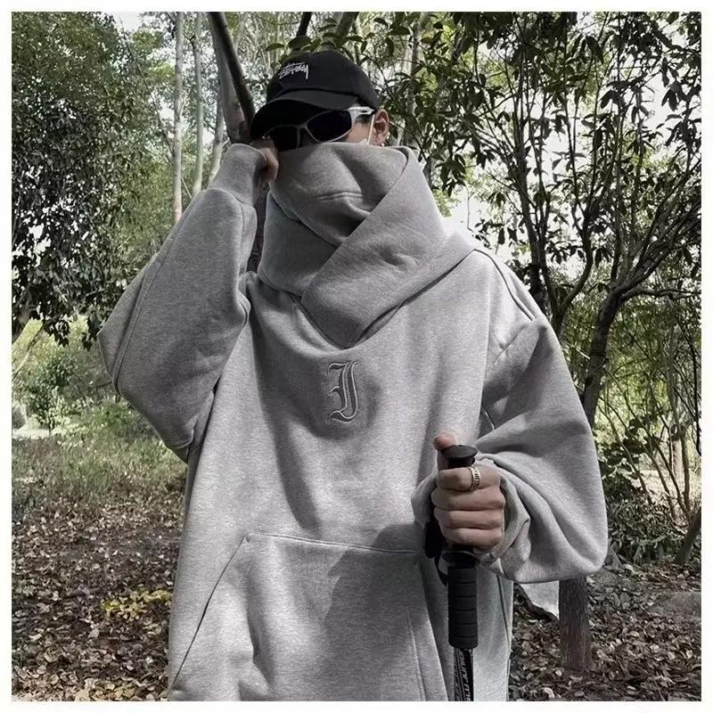 Мужская толстовка свободного покроя American Heavyweight с капюшоном и заниженными плечами