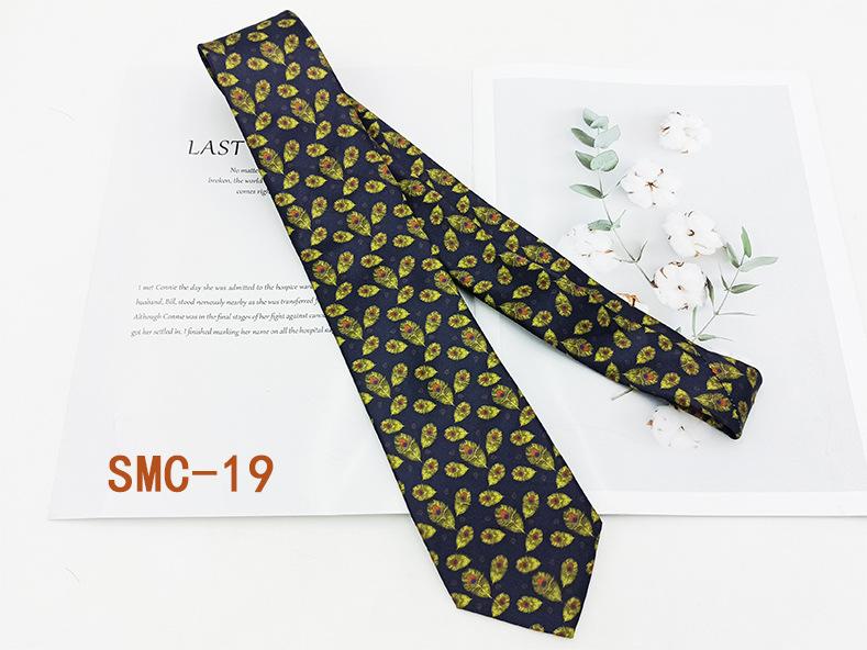 Британская цифровая печать ретро галстук, полиэстер ручной работы цветок мужской костюм аксессуары 8 см