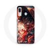 Чехол - Maniacase - Samsung Galaxy A30 - Разгневанный Луффи - Гибкий - Черный