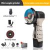 Portable Handheld Cutting Machine Rechargeable Multifunctional Polishing Machine High Power Electric Angle Grinder