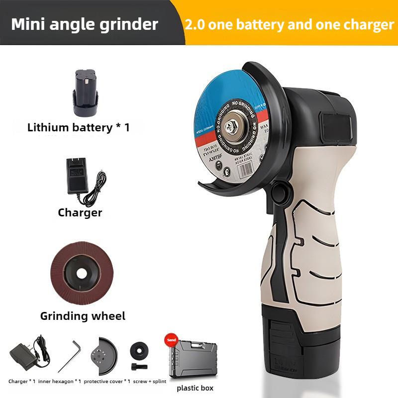 Portable Handheld Cutting Machine Rechargeable Multifunctional Polishing Machine High Power Electric Angle Grinder