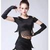 Sexy Lace Gloves Latin Stage Dance Stage Performance Arm Sleeves Female Mesh Flash Drilling Rhinestone Half Finger Gloves S155