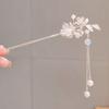 Ландыш древний стиль walking hairpin высокая чувственность классический жемчуг hanfu hairpin hairpin лето cheongsam disc hair hairpin