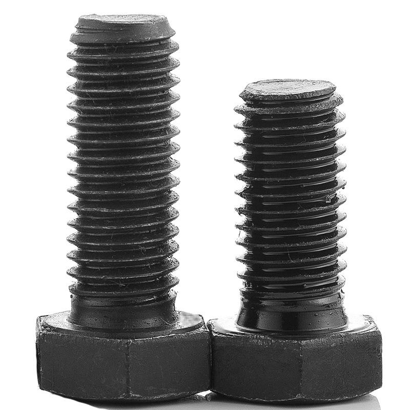 Высокопрочный шестигранный винт, черная углеродистая сталь, удлиненный болт, класс 12.9, размеры M5-M16